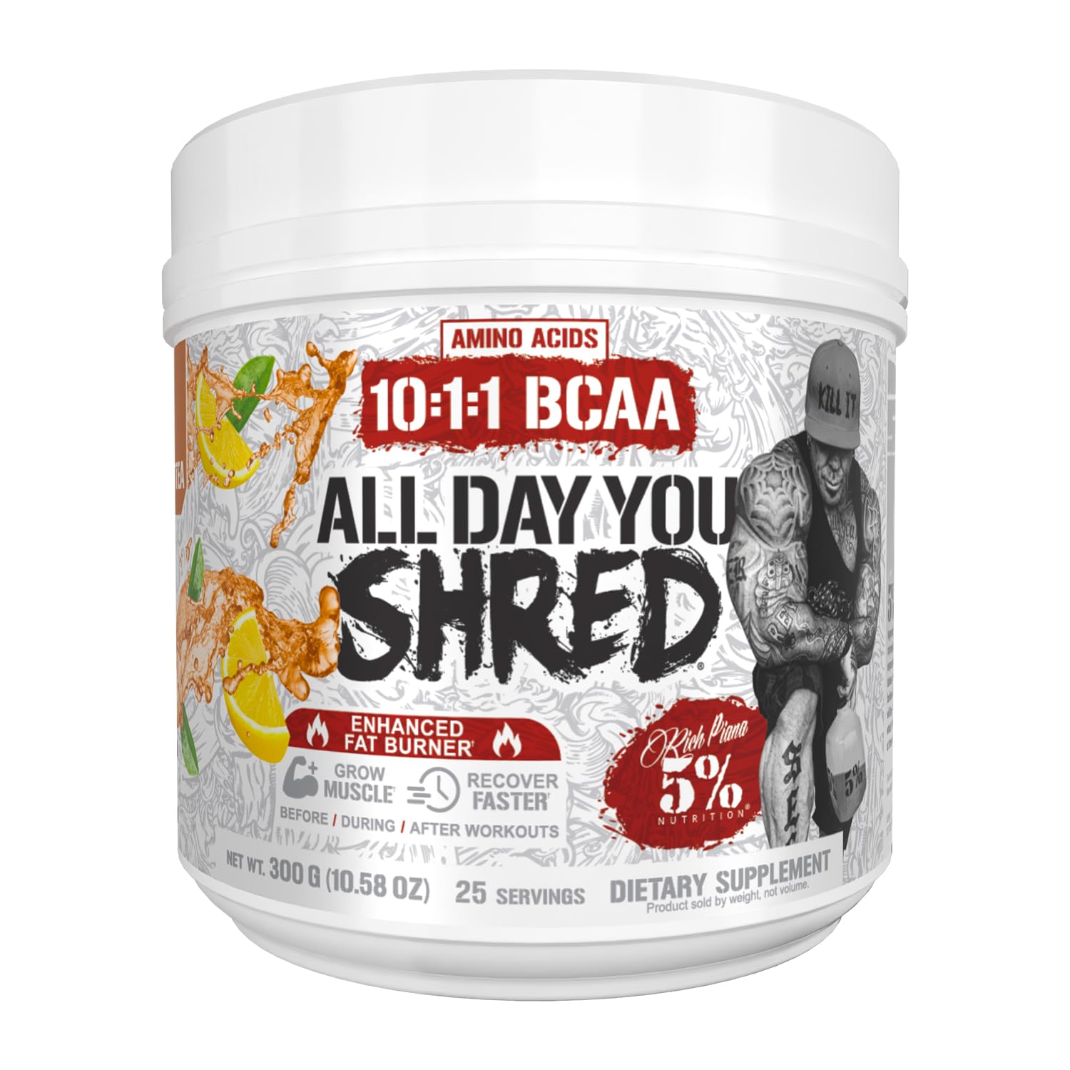AllDayYou Shred powder scoop ready to energize workouts