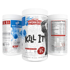 Post-workout planning with Kill It container and scoop.