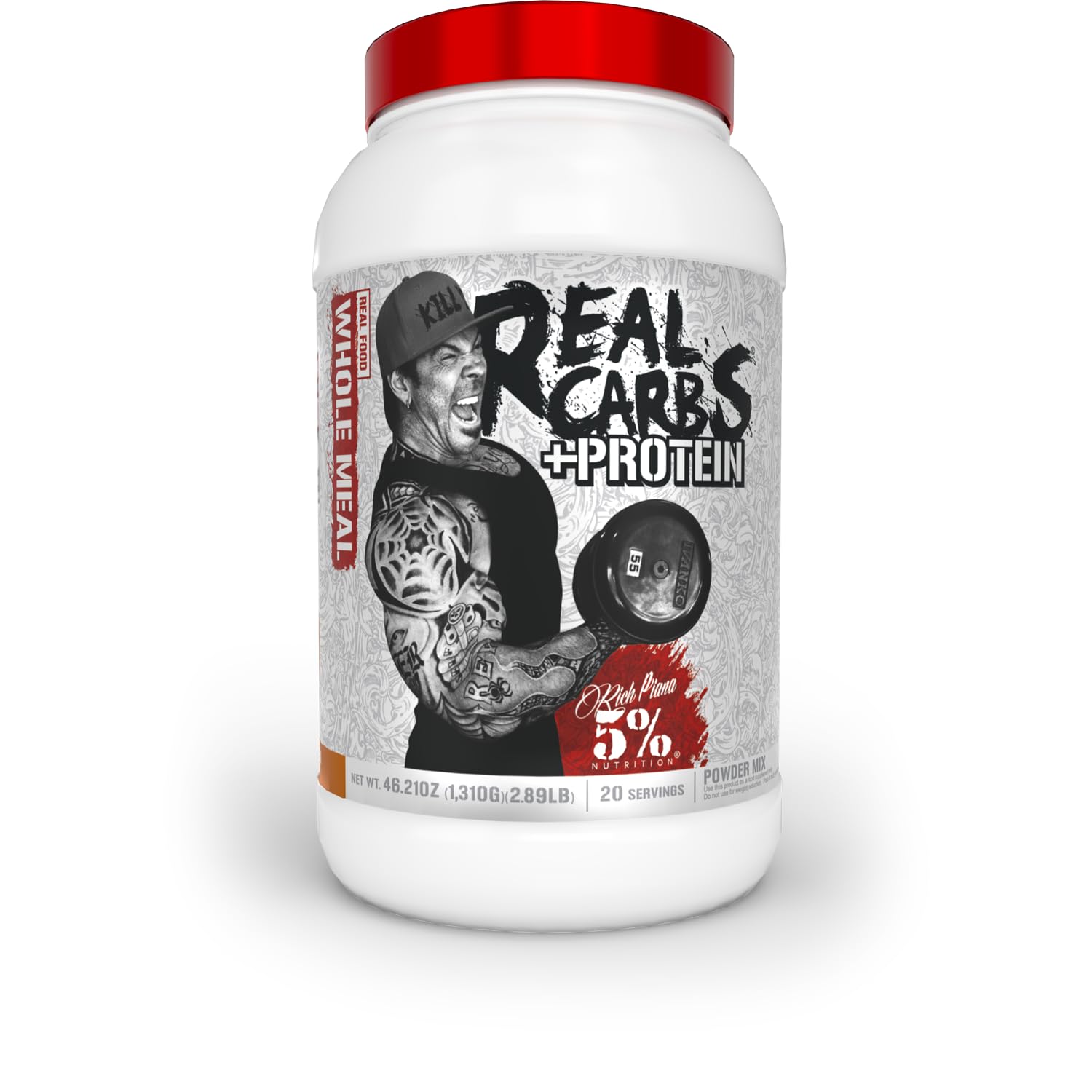 5% Nutrition Real Carbs + Protein banana-nut-bread flavor powder for meals