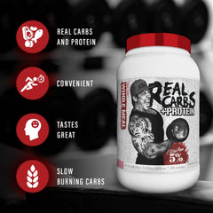 Pour-friendly Real Carbs + Protein blend for pre or post-workout fueling