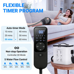 Fiveoffo knee control panel with adjustable timing and flow