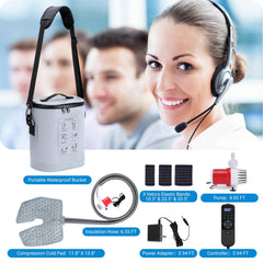 Fiveoffo portable design with carry handle emphasizes easy at-home use.