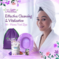 Fivona 16-herb blend, vegan and cruelty-free for gentle feminine care.