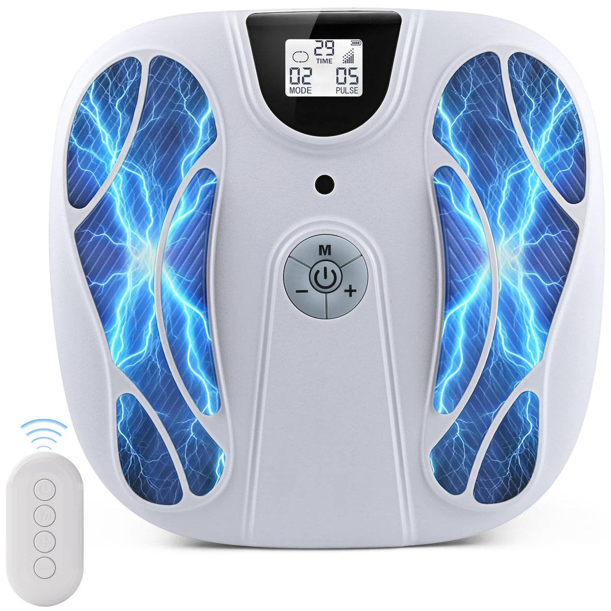 F FIWENE foot massager front view, compact and inviting for home use
