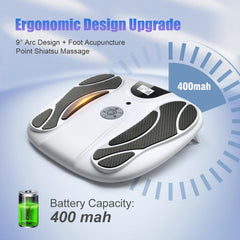 F FIWENE foot massager usage scene with relaxed home setting