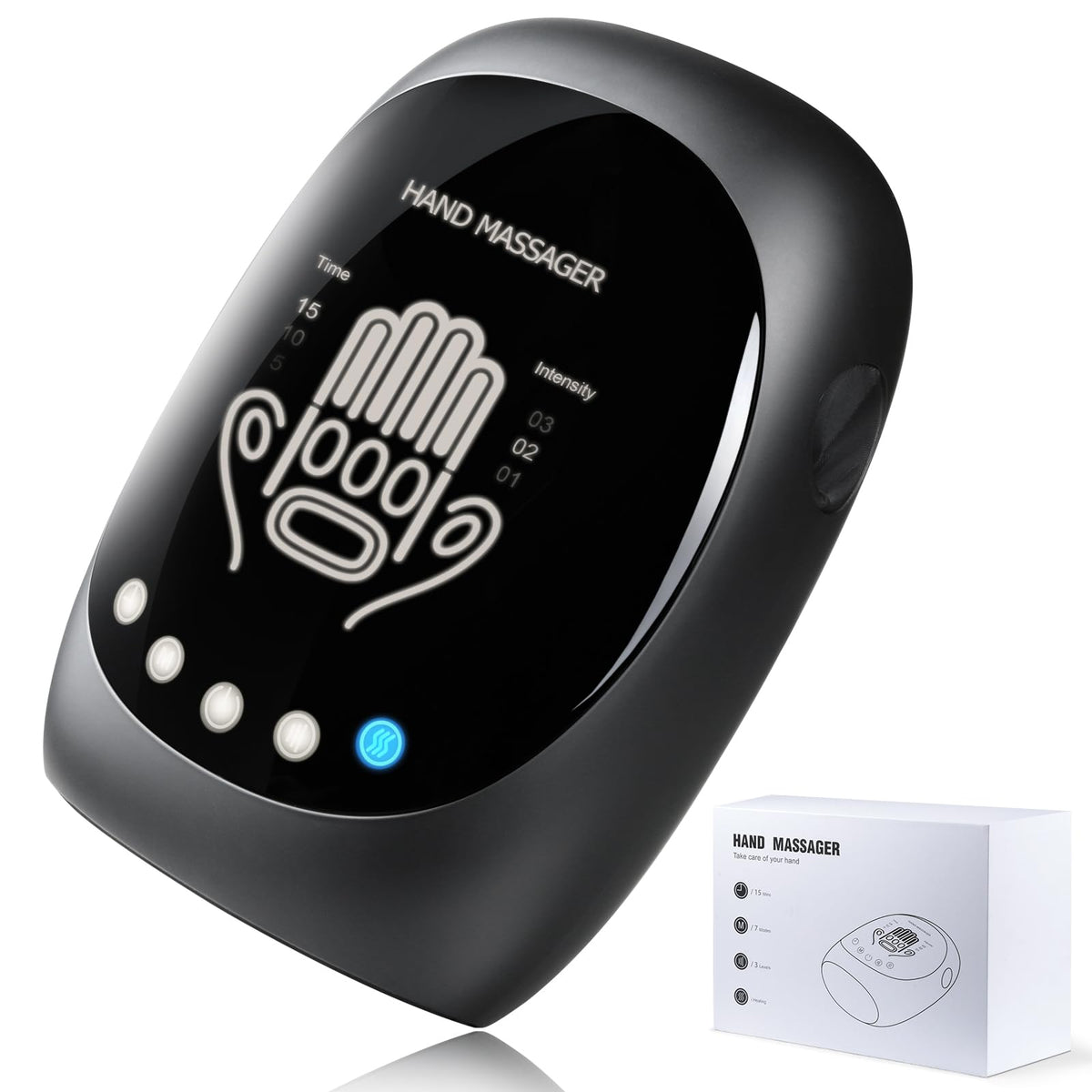 F FIWENE hand massager with heat delivers soothing warmth for hand comfort