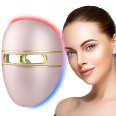 F FIWENE mask front view with dual LEDs for at-home skincare