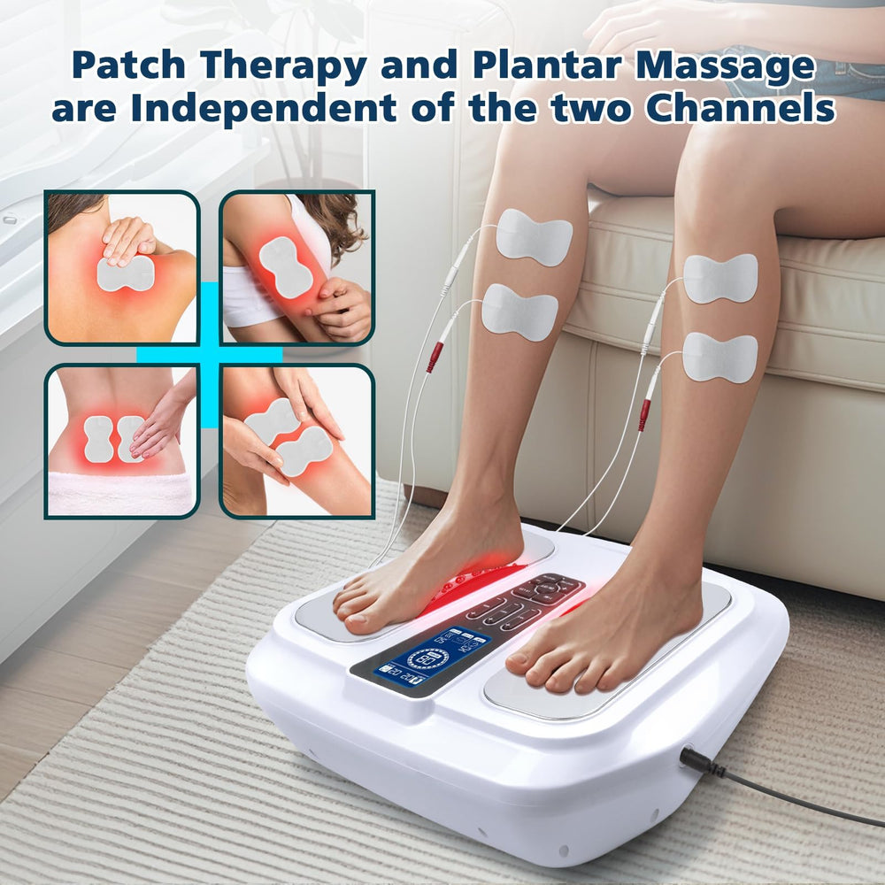 FIWENE foot massager operates quietly for discreet home use