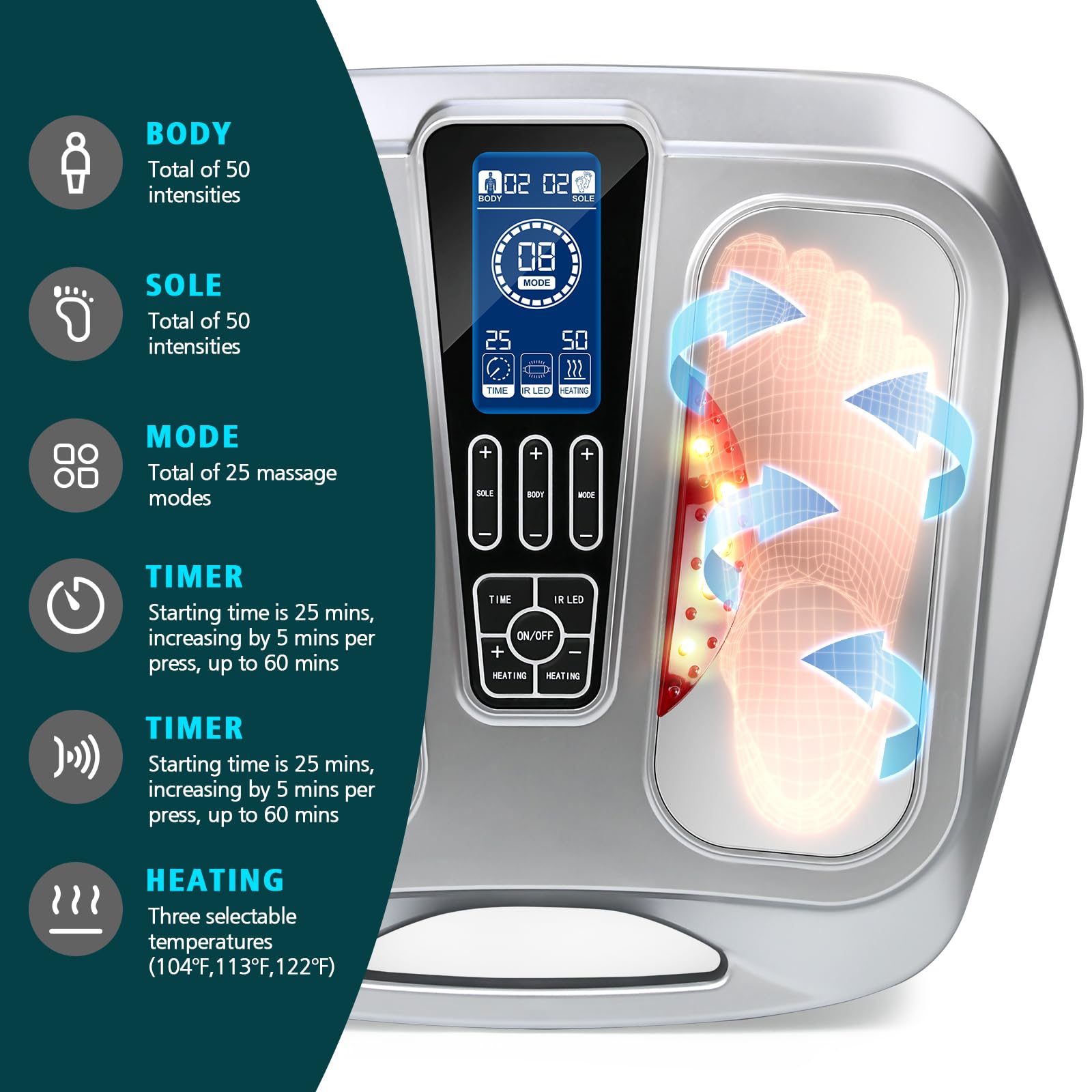 FIWENE TENS electrode pads ready for flexible, full-body use.