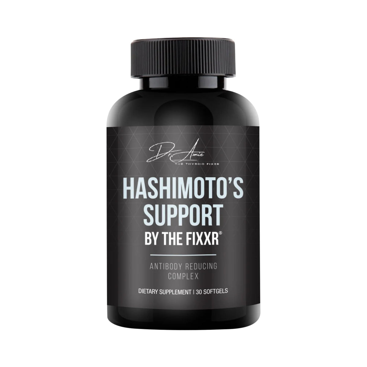 Fixxr Hashimoto's Support softgels for thyroid health and daily energy.