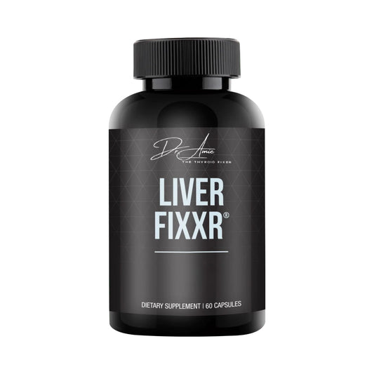 Fixxr Liver bottle front highlights a clean design and suggests liver health support.
