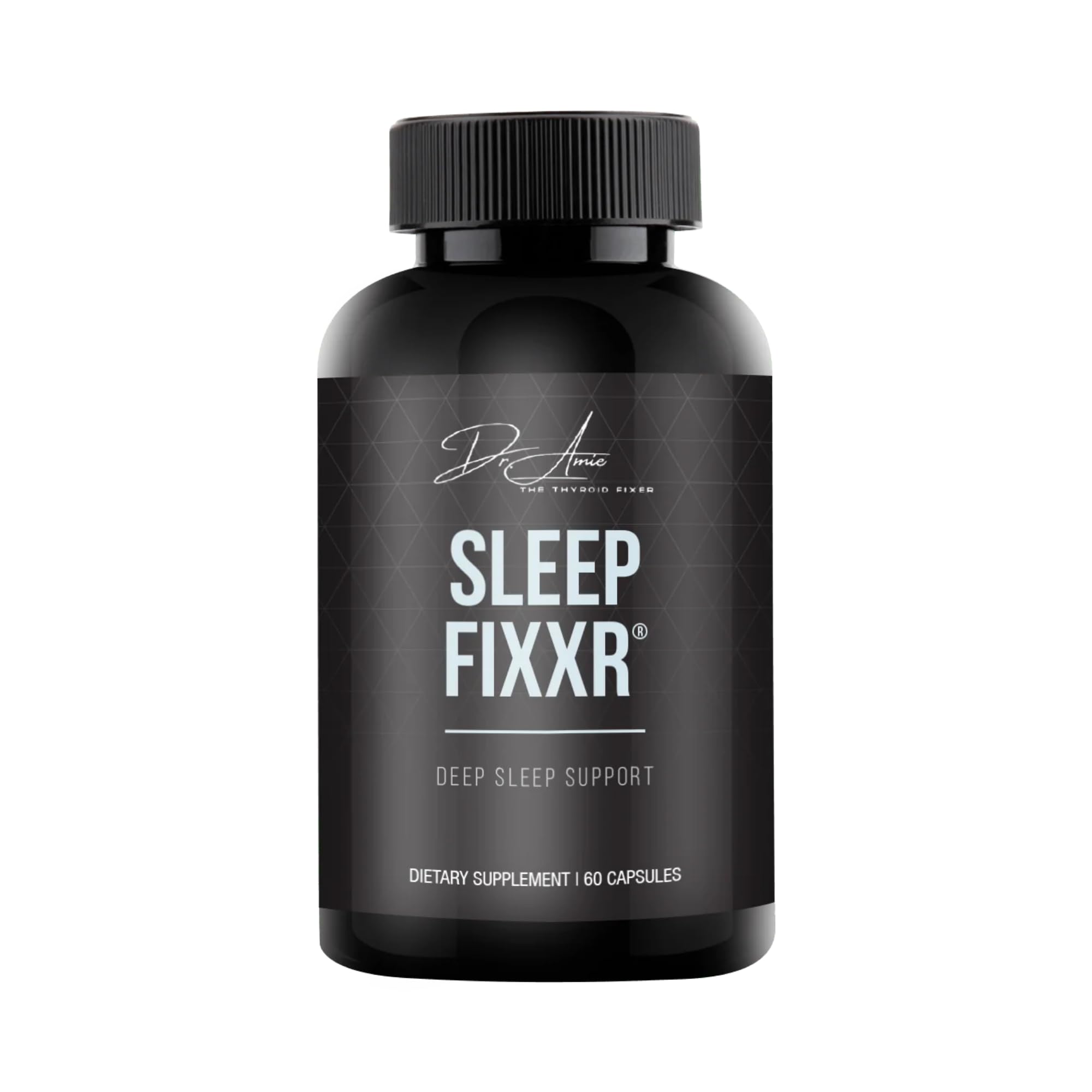 Fixxr Sleep Support melatonin bottle for a calming nightly routine.