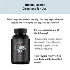 Fixxr Thyroid Support daily ritual with bottle and glass for mental clarity.