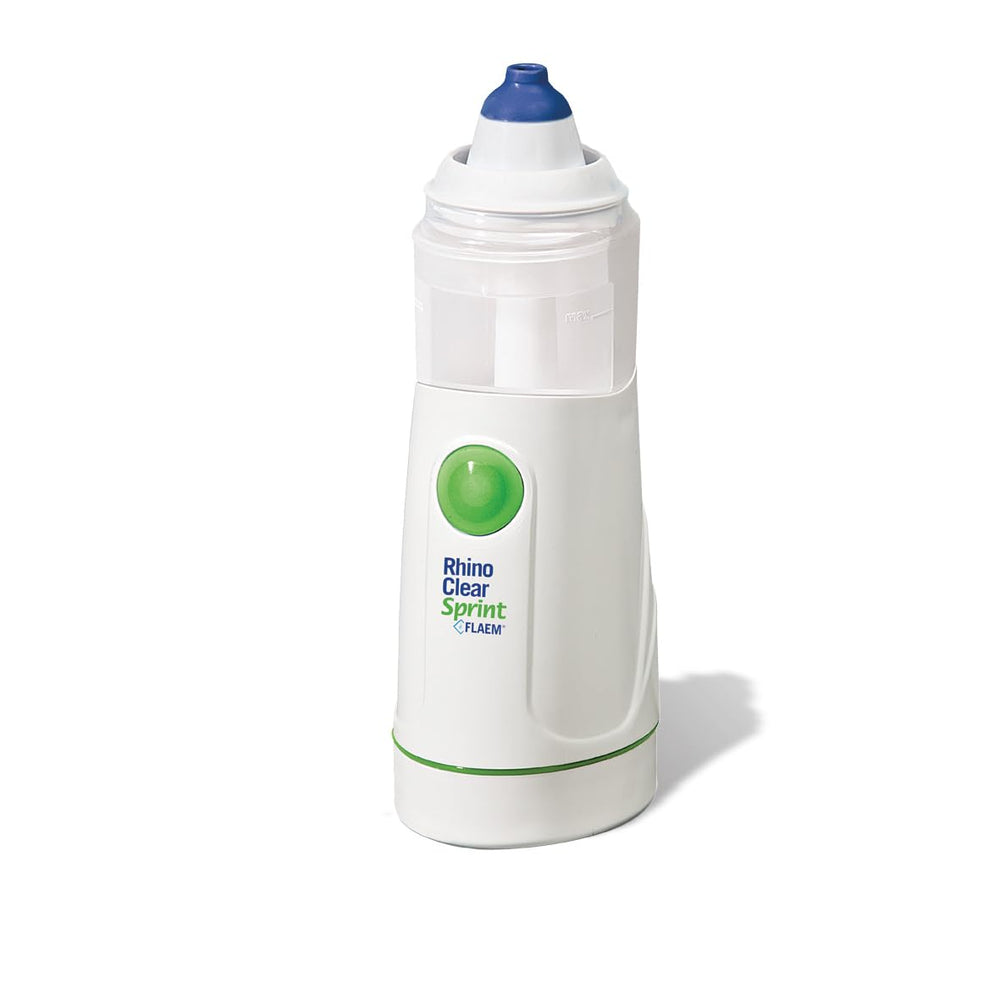 Flaem Nuova RhinoClear Sprint nasal rinse atomizer for portable cleansing on the go