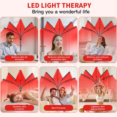 FlaoAito 660nm red LEDs provide targeted warmth for the skin.