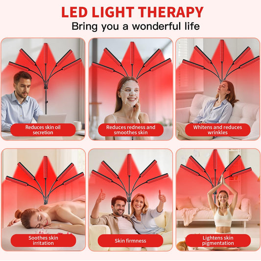 FlaoAito dual-wavelength LED array with 660nm red and 850nm infrared light.