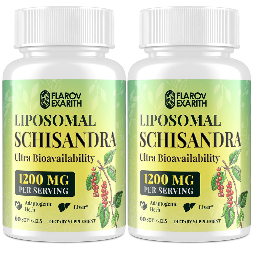 Flarovexarith liposomal schisandra bottle for steady energy and focus