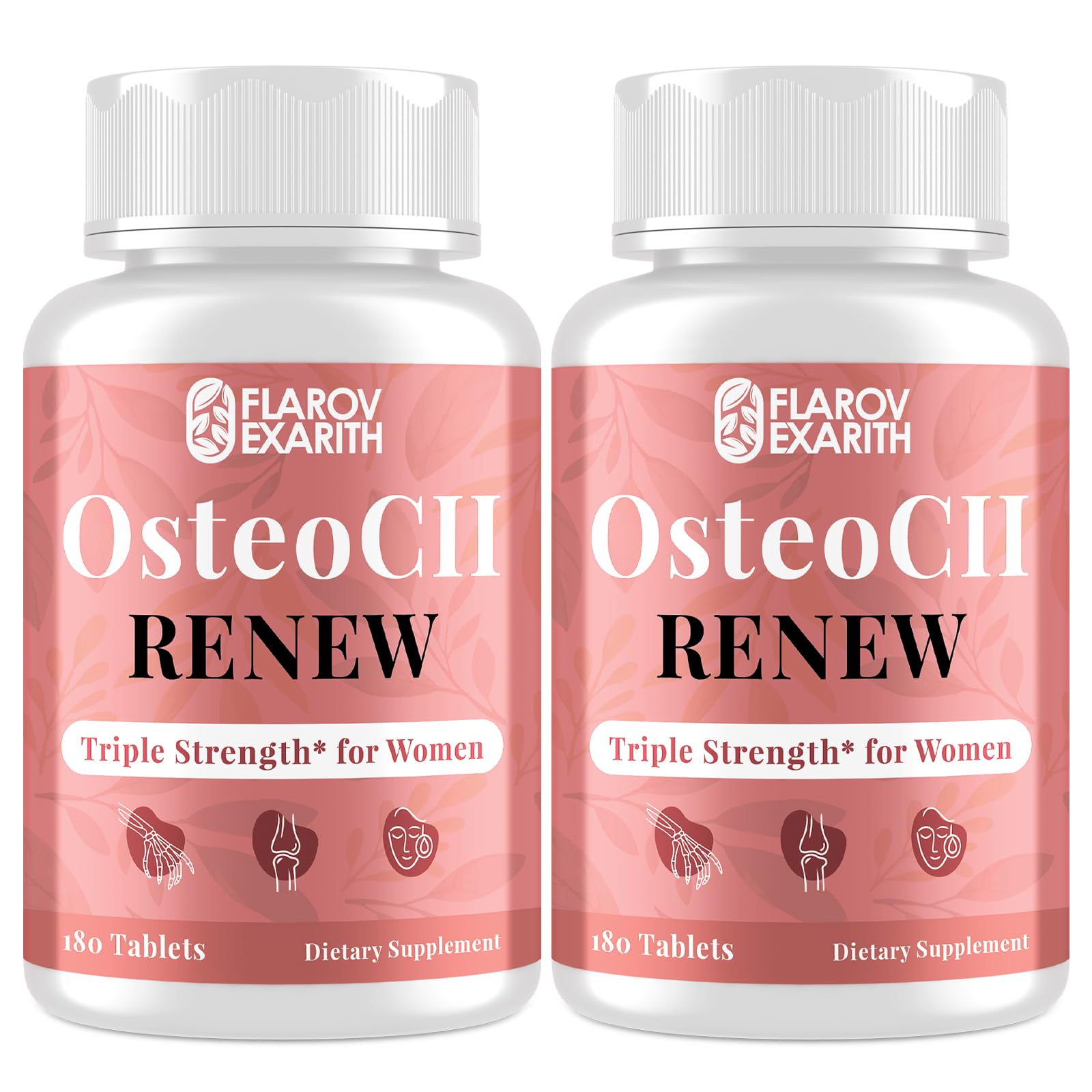 Flarovexarith OsteoCII Renew bottle for daily joint comfort and mobility.