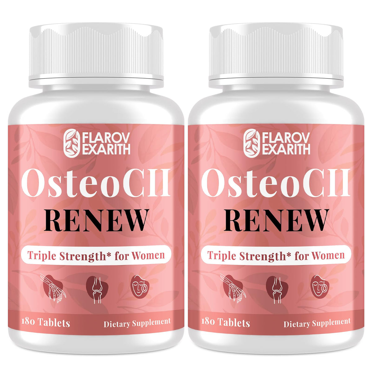 Flarovexarith OsteoCII Renew bottle for daily joint comfort and mobility.