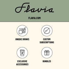 Flavia multi-beverage system offers hot, cold, and frothed options.