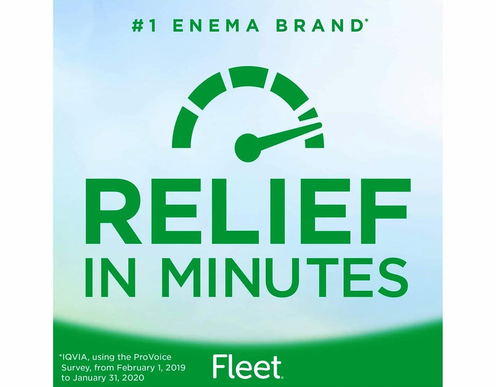 Fleet Bisacodyl Enema lubricated nozzle for smoother insertion