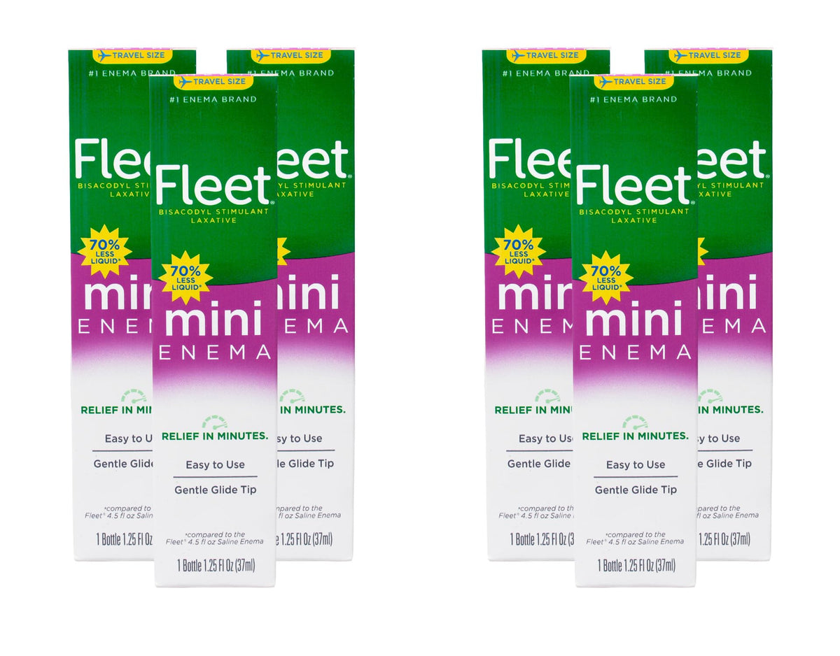 Fleet Bisacodyl Enema bottle front; compact 1.25 fl oz for convenient use.