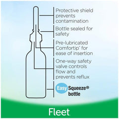 Fleet Enema multicolor packaging signals variety while keeping consistent branding.