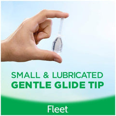 Fleet Liquid Glycerin Suppositories with lubricated glide tip for comfort
