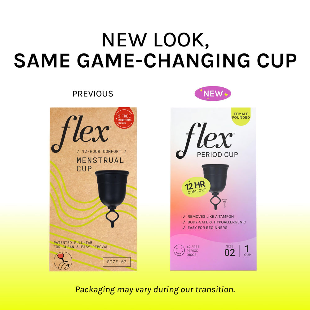 Flex Cup pull-tab removal demonstration simplifies cup removal.