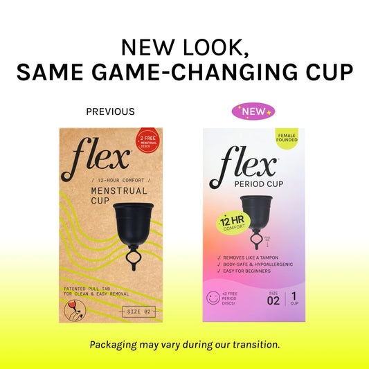 Flex Cup pull-tab removal demonstration simplifies cup removal.