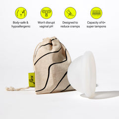 Flex Reusable Disc uses medical-grade silicone for body-safe, pH-friendly use.