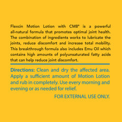 Flexcin Motion Lotion application during post-workout routine