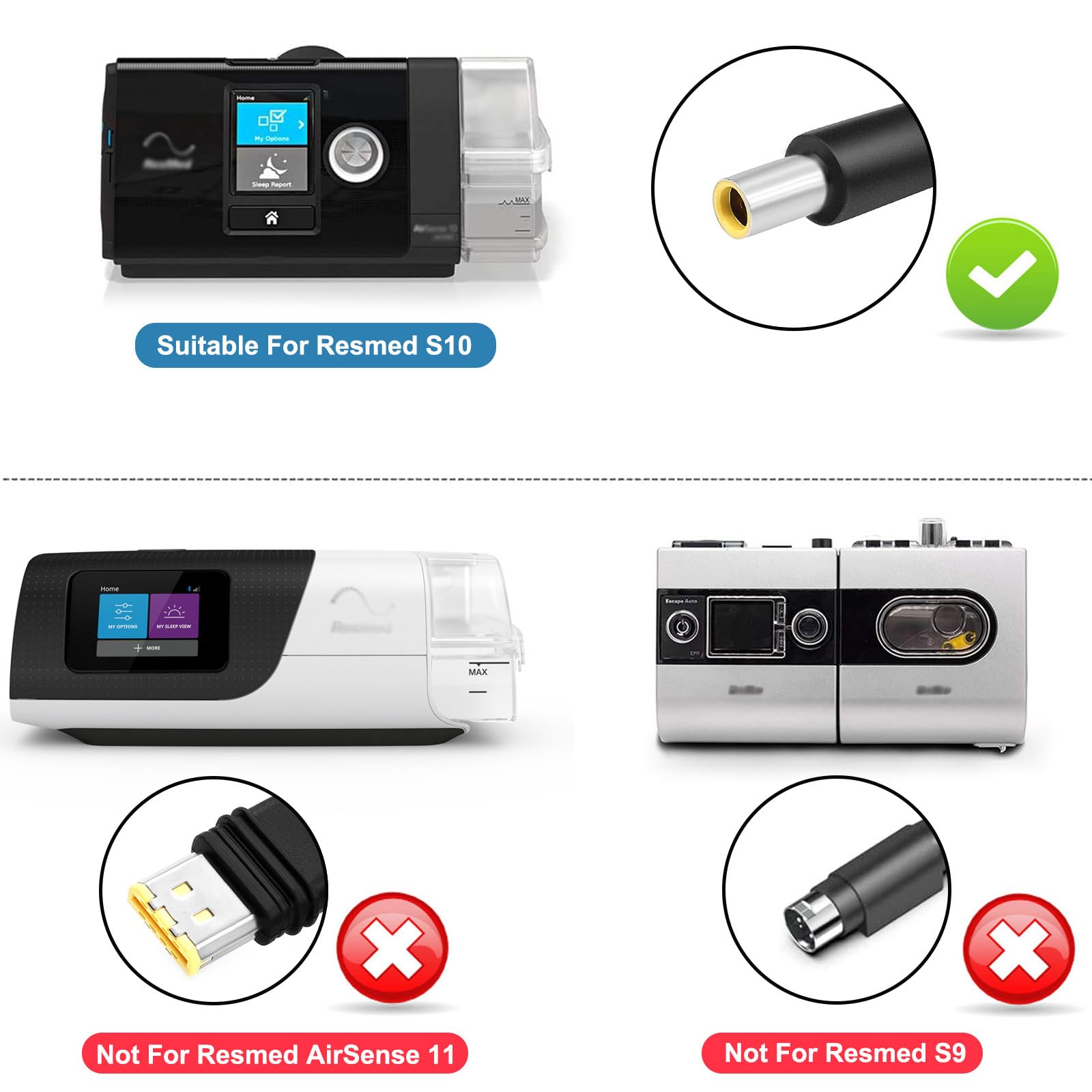 FLGAN Power-bank compatible CPAP power supply on the go