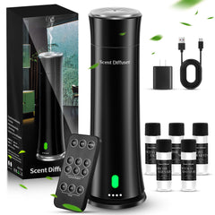 FLLUK hotel scent diffuser starter kit base in black for elegant spaces