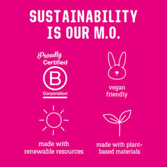 FLO Get Fresh Wipes packaging with recyclable box and compostable film.