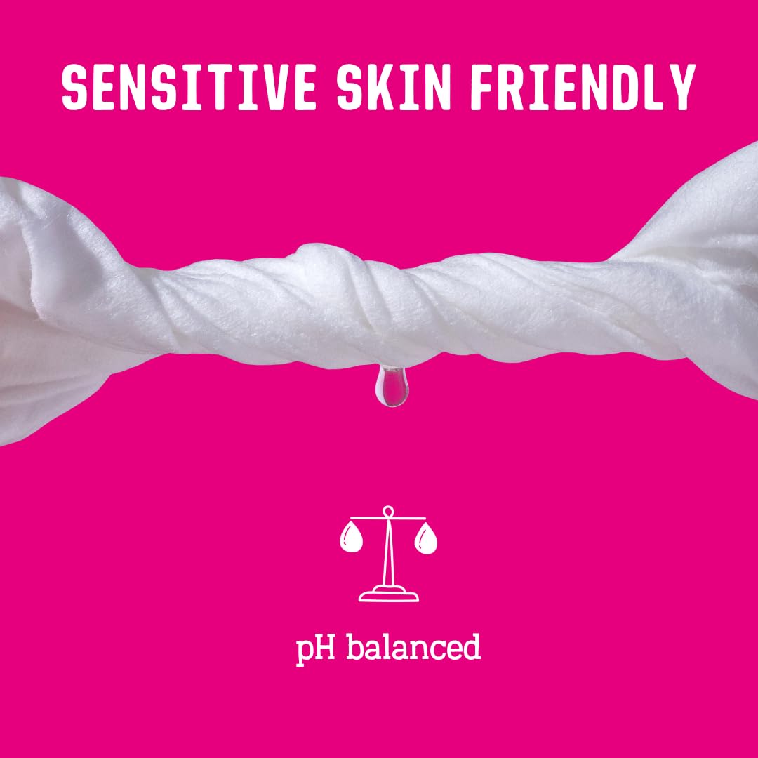 FLO Get Fresh Wipes designed for sensitive skin with no harsh chemicals.