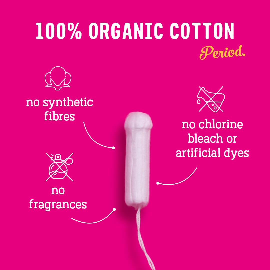 Flo organic cotton tampons offer a soft, cloud-like feel