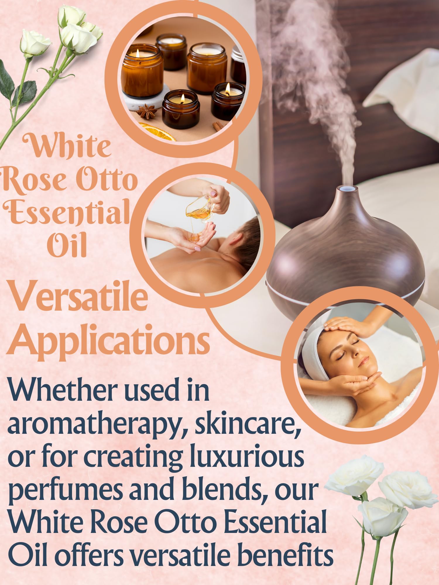 Flora Aromatics Bulgarian-origin Rose Otto for premium fragrance layering.