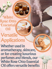 Flora Aromatics Bulgarian-origin Rose Otto for premium fragrance layering.