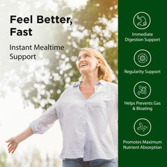 Flora Enzyme Blend ingredients lactase close-up illustrating lactose digestion support