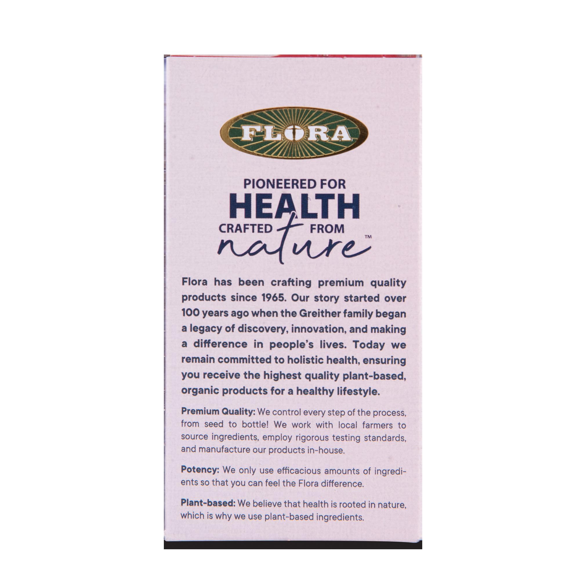 Nutrition label highlights plant-based iron benefits for energy and blood cell support.