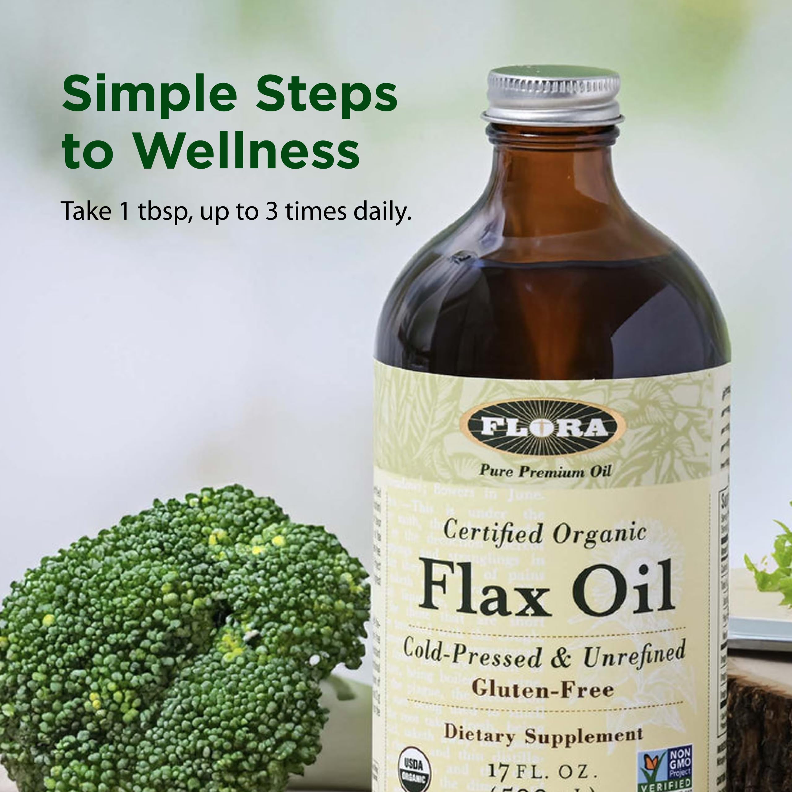 Flora Flax Oil gluten-free option suitable for sensitive diets
