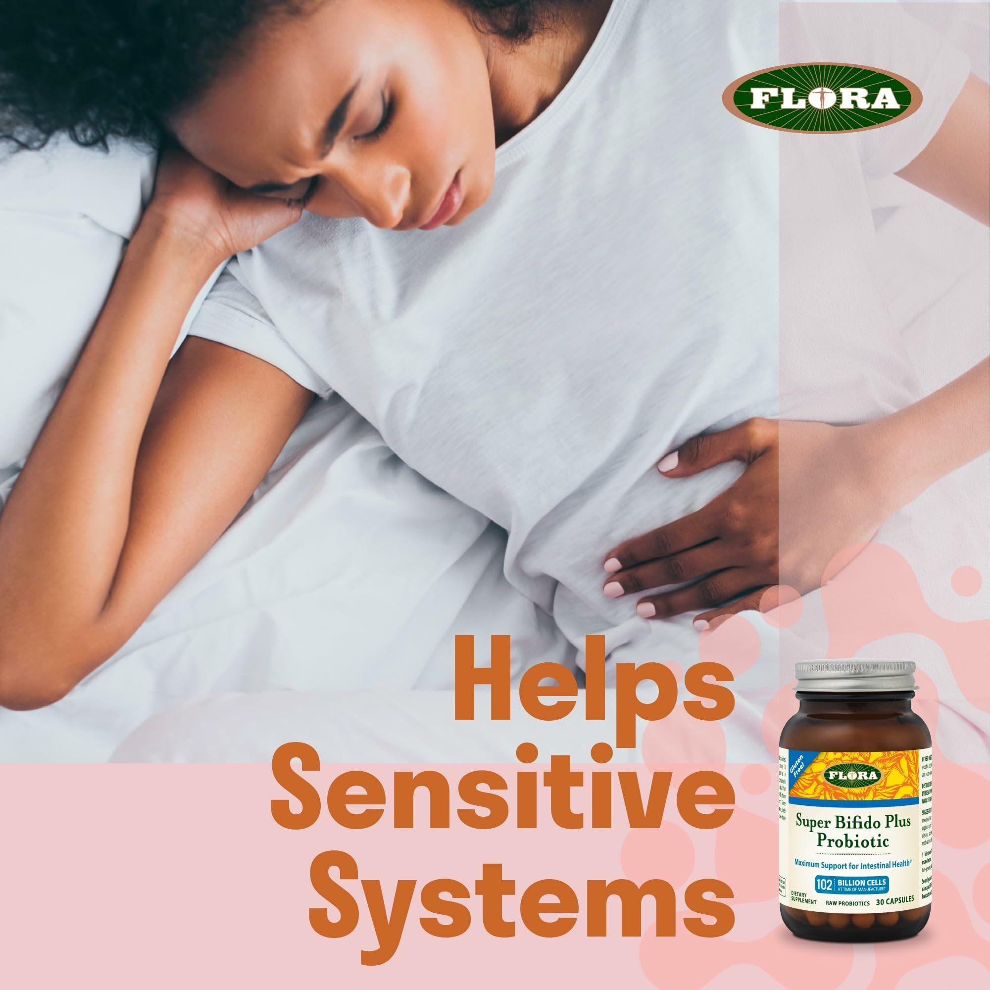 Non-refrigerated Flora Super Bifido Plus capsules for easy storage