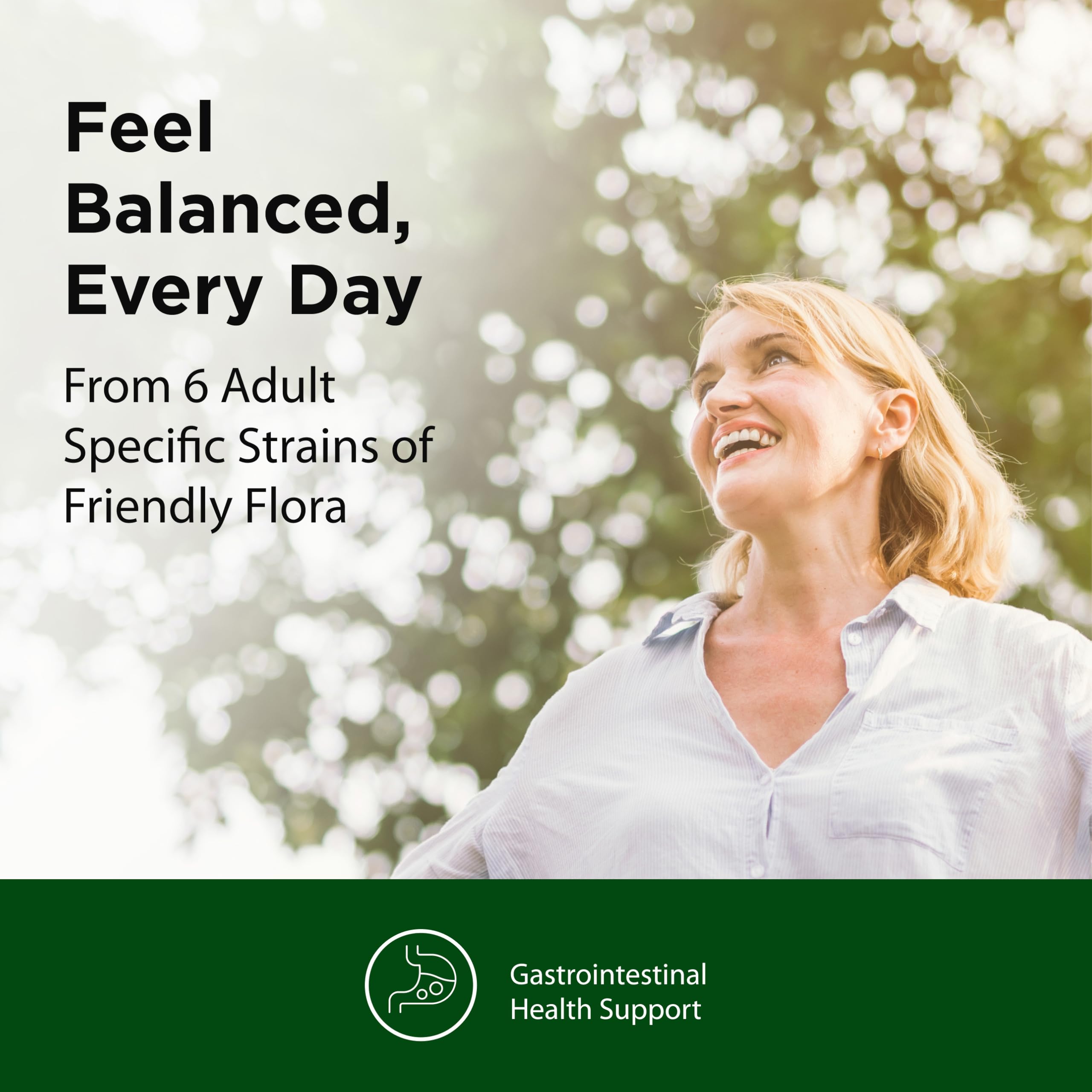 Flora vegetarian probiotic capsules close-up highlighting strains