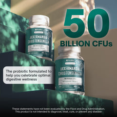 FloraBliss Bifidobacterium longum capsules on display for daily digestive wellness.