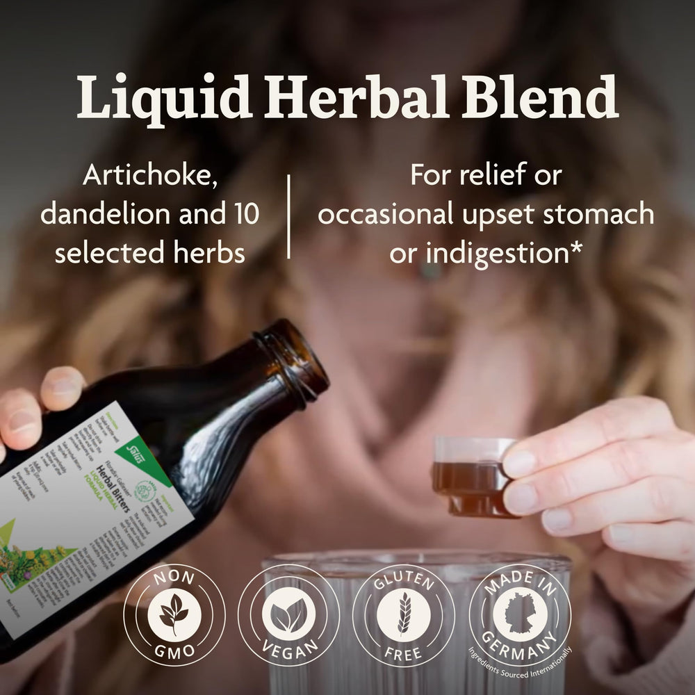 Floradix Gallexier liquid dispense shows the smooth, drinkable formula