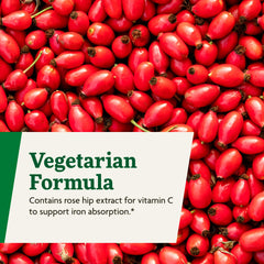 Vegetarian iron formulation from Floradix signals plant-based wellness.