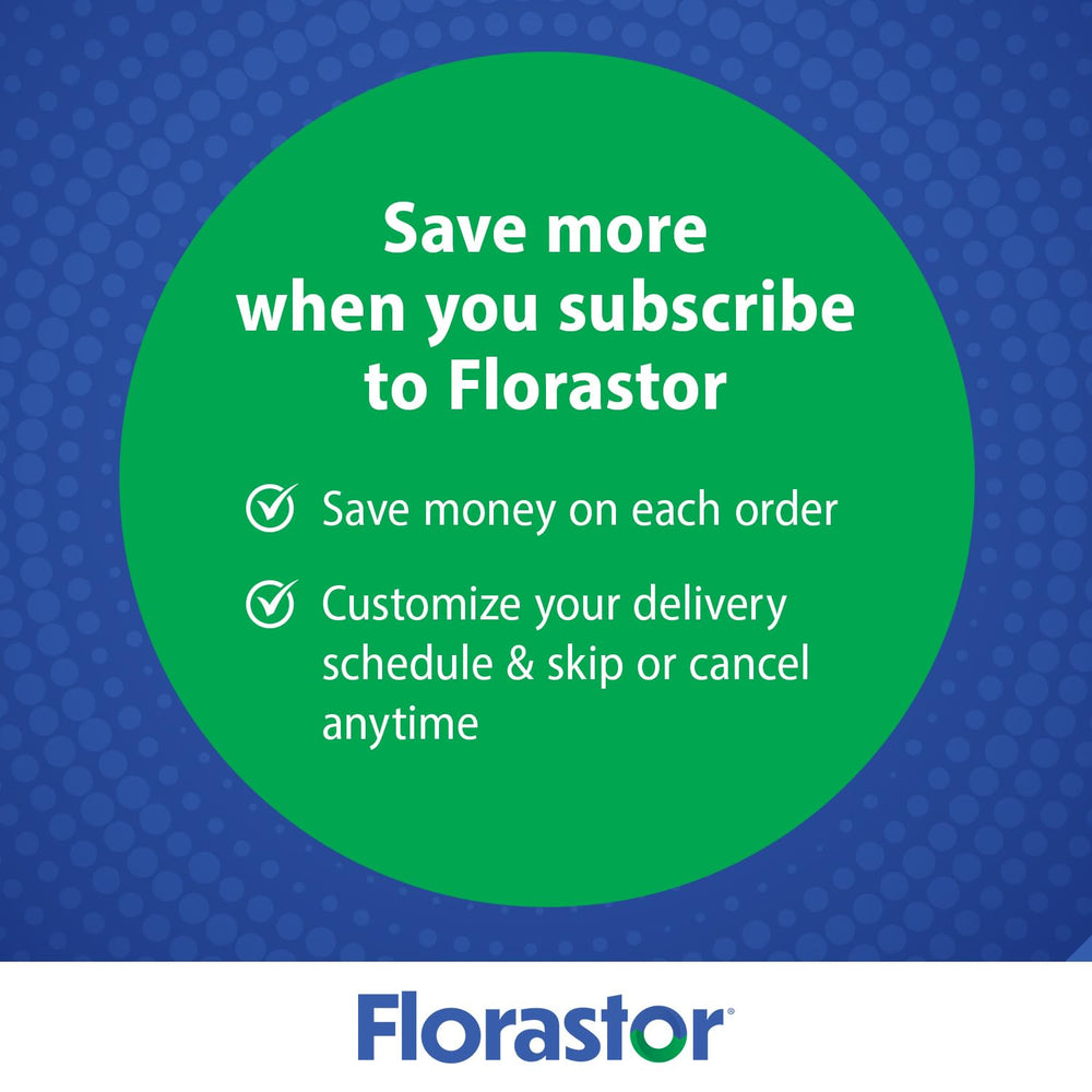 Florastor gluten-free and titanium dioxide-free formulation