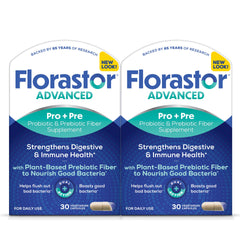 Florastor Select Pro+ daily capsules in a bottle supporting digestive balance