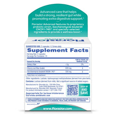 Chicory root prebiotic paired with Florastor Select Pro+ for gut nourishment